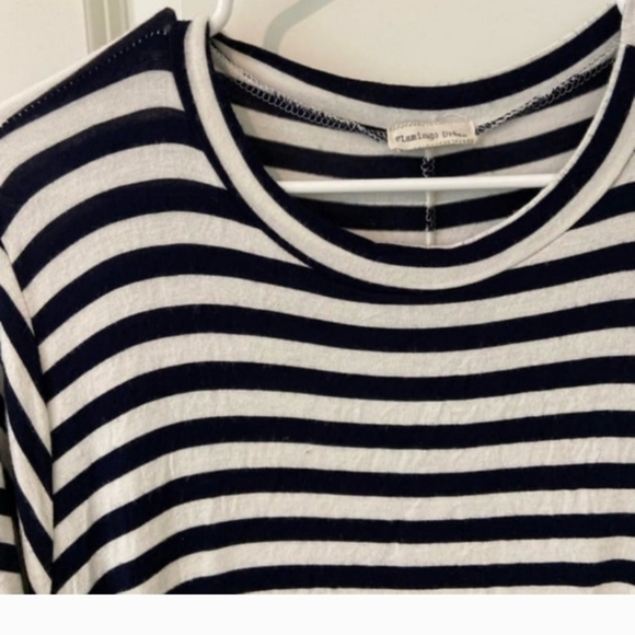 Black and white striped dress - Picture 4 of 4